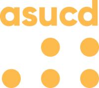 ASUCD Dot Logo with the ASUCD Wordmark moved to the top