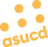 ASUCD Dot Logo Rotated 45 degrees to the left
